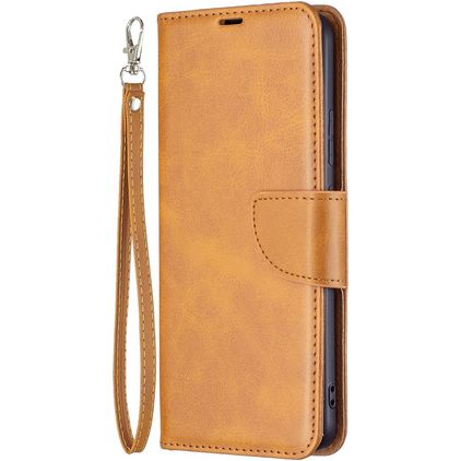 Mobigear Excellent POCO M4 Pro 5G Hoesje Bookcase Portemonnee - Cognac