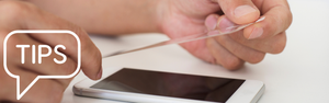 Screenprotector aanbrengen