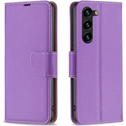 Mobigear Excellent Samsung Galaxy S23 Plus Hoesje Bookcase Portemonnee - Paars