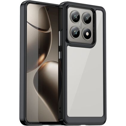 Mobigear Crystal Xiaomi 14T Hoesje Hardcase Backcover - Zwart