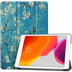 Mobigear Tri-Fold iPad 7 (2019) Hoes Bookcase - Amandelbloesem