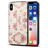Mobigear Design iPhone XS Max Hoesje Flexibel TPU Backcover - Pion
