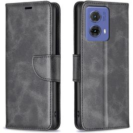 Mobigear Excellent Motorola Moto G85 Hoesje Bookcase Portemonnee - Zwart