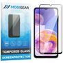 Mobigear Premium Samsung Galaxy A23 Glazen Screenprotector - Case Friendly - Zwart