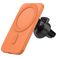 Mobigear ColorCharge MagSafe Telefoonhouder Auto Ventilatierooster Magnetisch Universeel - Oranje
