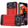 Mobigear Outdoor iPhone 17 Pro Max Hoesje Hardcase Backcover Shockproof - Rood