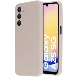 Mobiparts Samsung Galaxy A25 Siliconen Hoesje Backcover - Soft Salmon