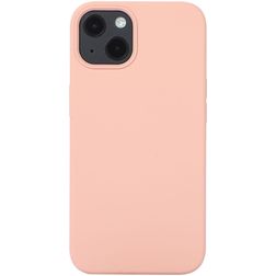 Mobigear Rubber Touch iPhone 14 Pro Siliconen Hoesje Backcover - Sand Pink