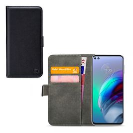Mobilize Classic Gelly Wallet Motorola Moto G100 Hoesje Bookcase Portemonnee - Zwart