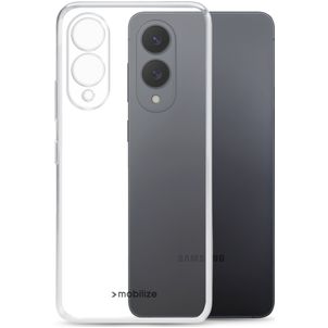 Mobilize Gelly Doorzichtig Samsung Galaxy S25 Edge Hoesje Flexibel TPU Backcover - Transparant