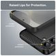 Mobigear Brushed Slim Samsung Galaxy S25 Plus Hoesje Flexibel TPU Backcover - Zwart