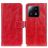 Mobigear Basic Xiaomi 13 Hoesje Bookcase Portemonnee - Rood