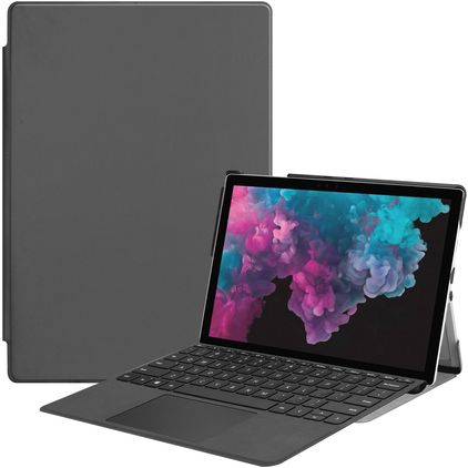 Mobigear Folio Microsoft Surface Pro 6 Hoes Bookcase - Grijs