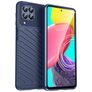 Mobigear Groove Samsung Galaxy M53 Hoesje Flexibel TPU Backcover - Blauw