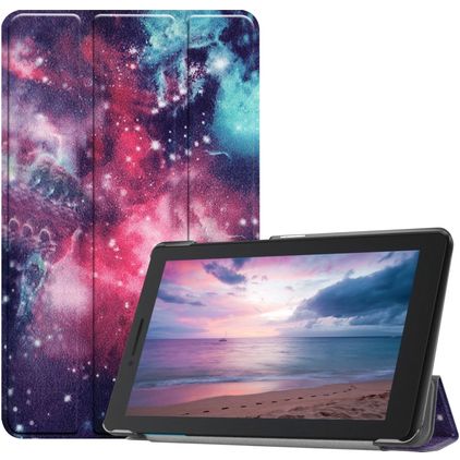Mobigear Tri-Fold Lenovo Tab E8 Hoes Bookcase - Heelal