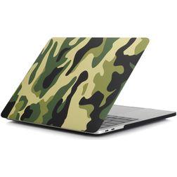 Mobigear Design MacBook Pro 16 Inch (2019-2020) Hoes Hardshell Laptopcover MacBook Case - Jungle Camauflage - Model A2141