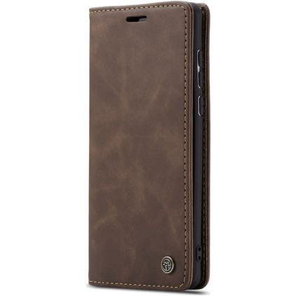 Caseme 013 Samsung Galaxy A71 Hoesje Bookcase Portemonnee - Bruin