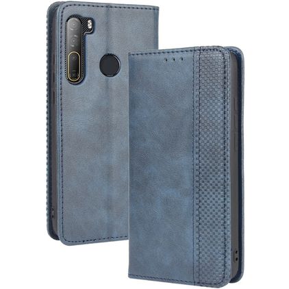Mobigear Sensation HTC Desire 20 Pro Hoesje Bookcase Portemonnee - Blauw