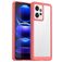 Mobigear Crystal Xiaomi Redmi Note 12 Hoesje Hardcase Backcover - Transparant / Rood