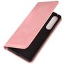 Mobigear Retro Slim Sony Xperia 10 II Hoesje Bookcase Portemonnee - Roze