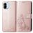 Mobigear Clover Xiaomi Redmi A1 4G Hoesje Bookcase Portemonnee - Roségoud
