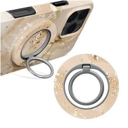 MIO Holder MagSafe Telefoon Ring - Gold Marble Universeel