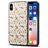 Mobigear Design iPhone XS Max Hoesje Flexibel TPU Backcover - Bloemen