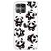 Mobigear Design iPhone 12 Pro Max Hoesje Flexibel TPU Backcover - Panda