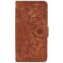 Mobigear Mandala Samsung Galaxy A30s Hoesje Bookcase Portemonnee - Bruin