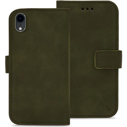 My Style Flex Wallet iPhone XR Hoesje Bookcase Portemonnee - Forest Green