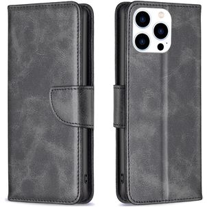 Mobigear Excellent iPhone 15 Pro Hoesje Bookcase Portemonnee - Zwart