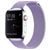 Mobigear Loop Milanese Apple Watch Bandje Magneetsluiting - 49/46/45/44 mm - Lavendel