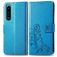 Mobigear clover Sony Xperia 5 IV Hoesje Bookcase Portemonnee - Blauw