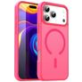 Mobigear Shockproof iPhone 17 Pro Max MagSafe Hoesje Hardcase Backcover - Rose Red