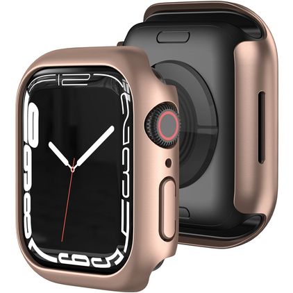 Mobigear Colors Dun Apple Watch - 41 mm Hardcase Hoesje - Roségoud
