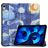 Mobigear Tri-Fold iPad 11 (2025) Hoes Bookcase - Starry Sky