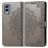 Mobigear Mandala Nokia X30 Hoesje Bookcase Portemonnee - Grijs
