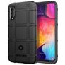 Mobigear Rugged Shield Samsung Galaxy A50 Hoesje Flexibel TPU Backcover Shockproof - Zwart