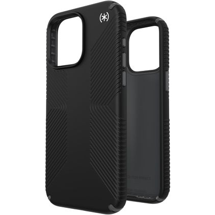 Speck Presidio2 Grip iPhone 15 Pro Max Hoesje Hardcase Backcover Shockproof - Zwart
