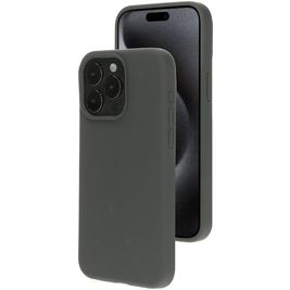 Mobiparts iPhone 15 Pro Max Siliconen Hoesje Backcover - Urban Grey Mobiparts iPhone 15 Pro Max Siliconen Hoesje Backcover - Urban Grey