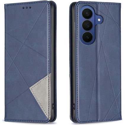 Mobigear Rhombus Slim Samsung Galaxy A37 Hoesje Bookcase - Blauw