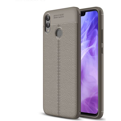 Mobigear Luxury HONOR 8X Hoesje Flexibel TPU Backcover - Grijs