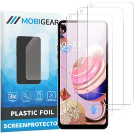 Mobigear LG K51s Screenprotector Folie - Case Friendly (3-Pack)