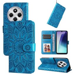 Mobigear Sunflower Xiaomi Redmi 14C Hoesje Bookcase Portemonnee - Blauw