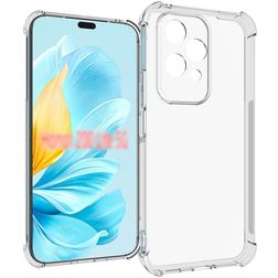 Mobigear Cushion Doorzichtig Honor 200 Lite Hoesje Flexibel TPU Backcover - Transparant