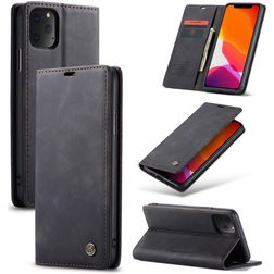 CaseMe 013 iPhone 11 Pro Hoesje Bookcase Portemonnee - Zwart