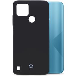 Mobilize Rubber Gelly Realme C21 Hoesje Flexibel TPU Backcover - Matt Black