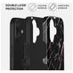 Burga Tough iPhone 16 Hoesje Hardcase Backcover Shockproof - Rose Gold Marble