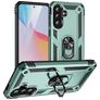 Mobigear Armor ring Samsung Galaxy A36 Hoesje Hardcase Backcover Shockproof met Ringhouder - Groen