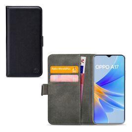 Mobilize Classic Gelly Wallet OPPO A17 Hoesje Bookcase Portemonnee - Zwart